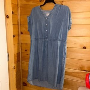 Blue dress
